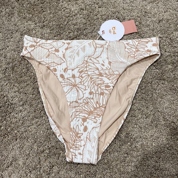 PQ  PILYQ LAGUNA PALM HIGH WAIST BOTTOM - Picture 3 of 5